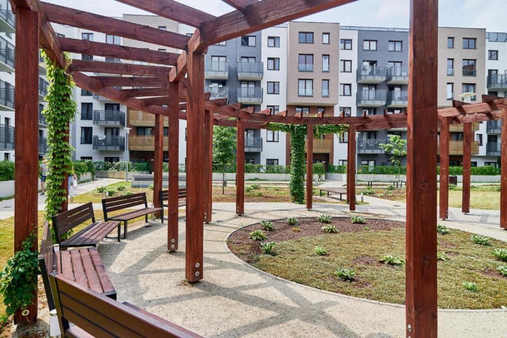 Green Terrace Centrum Apartment Wroclaw Luaran gambar