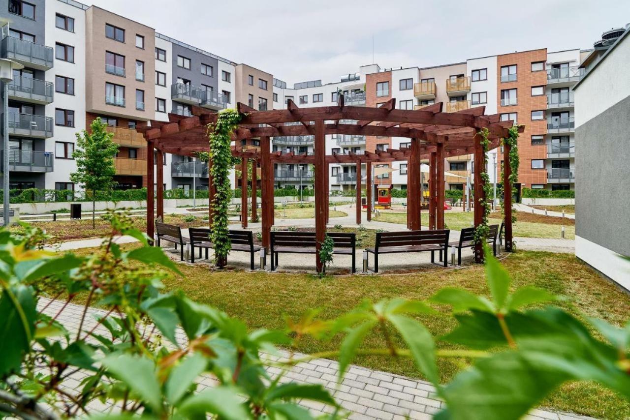 Green Terrace Centrum Apartment Wroclaw Luaran gambar
